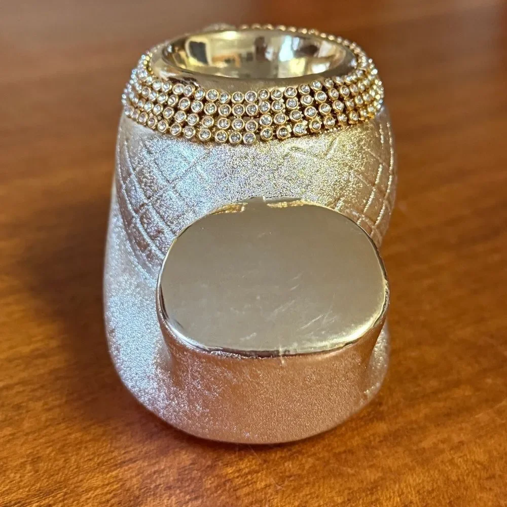 Gold and Bling Hand-Shaped Tealight Candle Holder